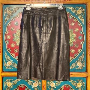 Vintage Leather Skirt by from the 1990s